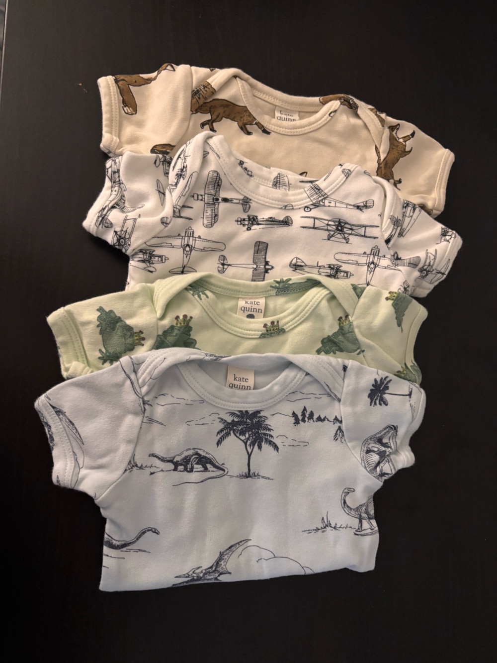 kate quinn Baby Boy bodysuit bundle of 4